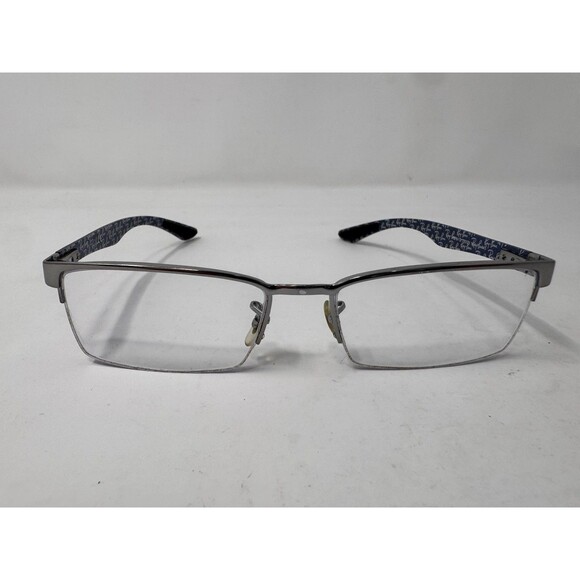 Ray-Ban RB8412 2502 Eyeglass Frames Only 54-17-145 Blue Logo Print main image 4